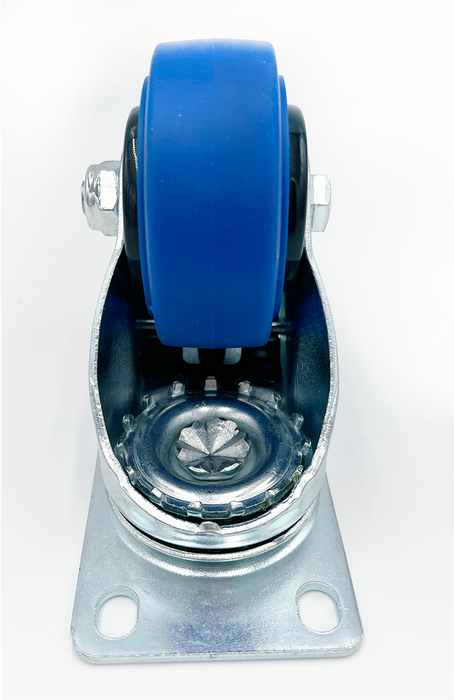 4" TPR Swivel Caster Blue; 198lb